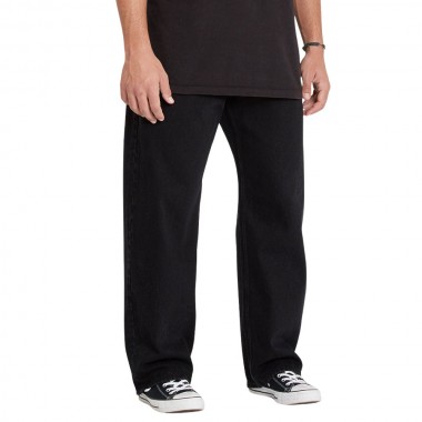 VOLCOM BILLOW DENIM PANTS BLACK