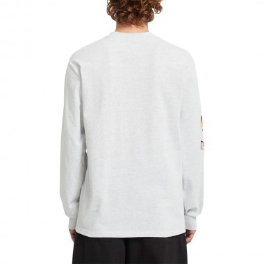 VOLCOM DANIEL SHEPARD BUDZ LS T-SHIRT BONE HEATHER