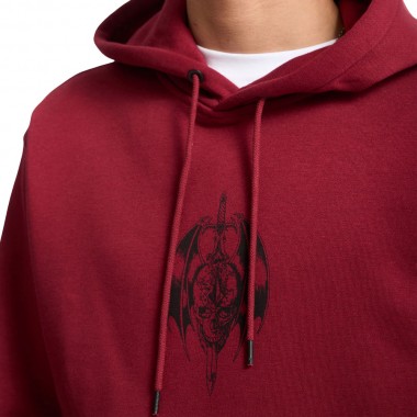 VOLCOM NODER HOODIE PEPPER RED