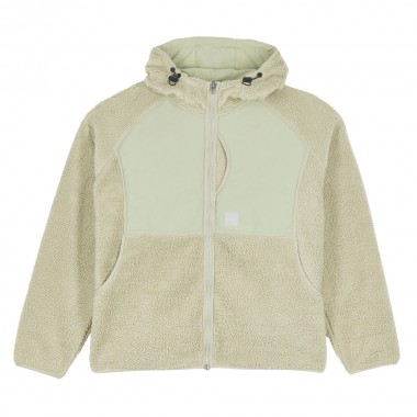 VOLCOM NOMAA SHERPA ZIP HOODIE GREEN TEA