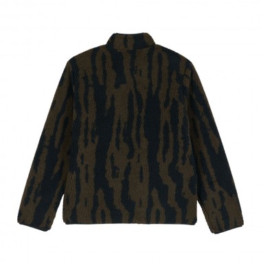 VOLCOM STORM STONE SHERPA ZIP SWEATSHIRT SAGE LEAF