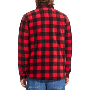 VOLCOM BOWERED FLEECE LS SHIRT LIFEGUARD RED