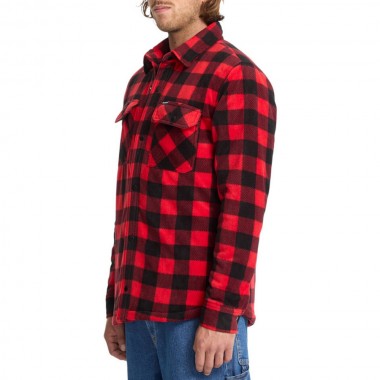 VOLCOM BOWERED FLEECE LS SHIRT LIFEGUARD RED