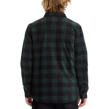 VOLCOM BOWERED FLEECE LS SHIRT SCARAB