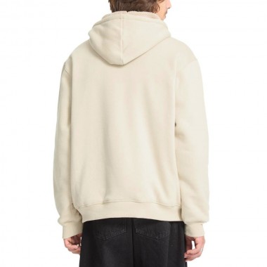 VOLCOM SINGLE STONE LINED ZIP HOODIE LIGHT BEIGE