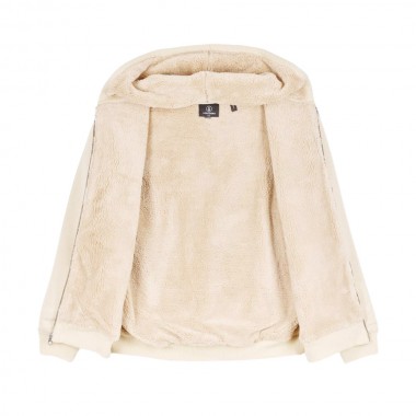VOLCOM SINGLE STONE LINED ZIP HOODIE LIGHT BEIGE