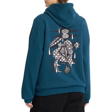 VOLCOM VADERETRO W HOODIE EMERALD GREEN