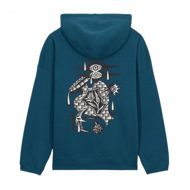 VOLCOM VADERETRO W HOODIE EMERALD GREEN