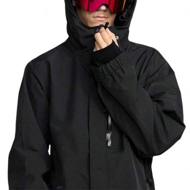 VOLCOM L INS GORE-TEX SNOW JACKET BLACK