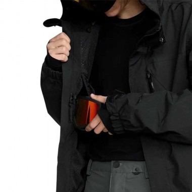 VOLCOM L INS GORE-TEX SNOW JACKET BLACK