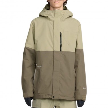 VOLCOM L INS GORE-TEX SNOW JACKET MOSS GREEN
