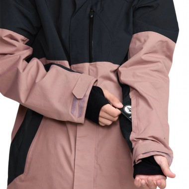 VOLCOM L INS GORE-TEX SNOW JACKET MAUVE