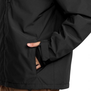 VOLCOM 2836 INS SNOW JACKET BLACK