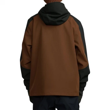 VOLCOM BRIGHTON FULL ZIP SNOW JACKET BROWN
