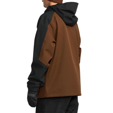 VOLCOM BRIGHTON FULL ZIP SNOW JACKET BROWN