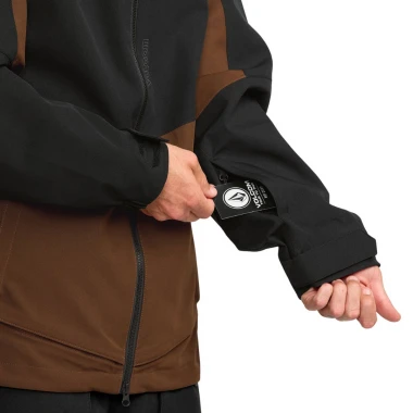 VOLCOM BRIGHTON FULL ZIP SNOW JACKET BROWN
