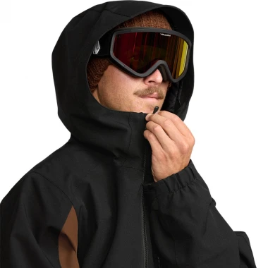 VOLCOM BRIGHTON FULL ZIP SNOW JACKET BROWN