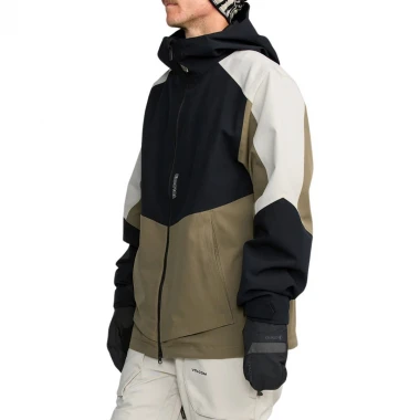 VOLCOM BRIGHTON FULL ZIP SNOW JACKET MILITARY