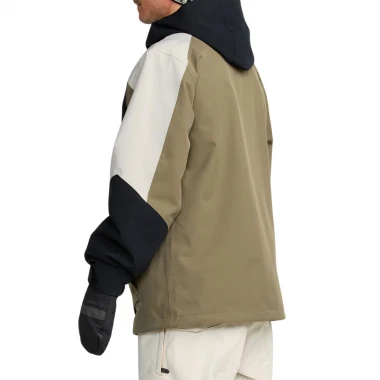 VOLCOM BRIGHTON FULL ZIP SNOW JACKET MILITARY