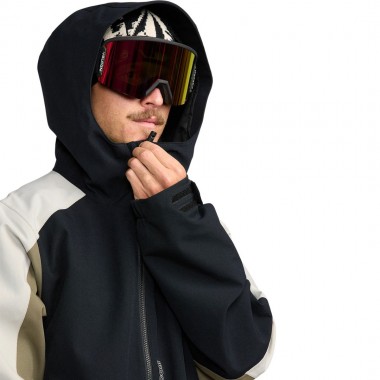 VOLCOM BRIGHTON FULL ZIP SNOW JACKET MILITARY