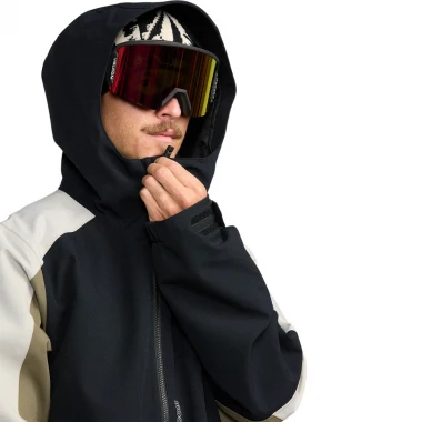 VOLCOM BRIGHTON FULL ZIP SNOW JACKET MILITARY