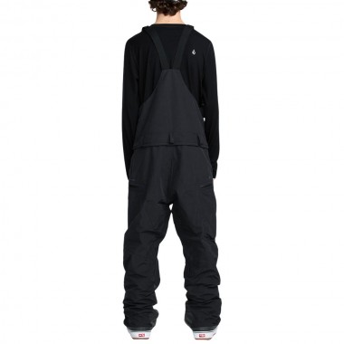 VOLCOM RAIN GORE-TEX SNOW BIB OVERALL BLACK