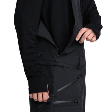 VOLCOM RAIN GORE-TEX SNOW BIB OVERALL BLACK