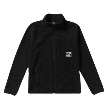 VOLCOM NELSON SHERPA FULL ZIP SWEATSHIRT BLACK