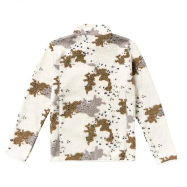 VOLCOM NELSON SHERPA FULL ZIP SWEATSHIRT WHITE