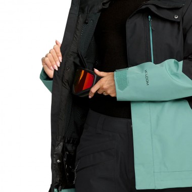 VOLCOM V.CO ERAS INS GORE W SNOW JACKET ARCTIC BLUE