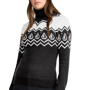 VOLCOM FIRESIDE W SWEATER BLACK