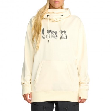 VOLCOM RIDING HYDRO W HOODIE BONE