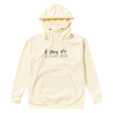 VOLCOM RIDING HYDRO W HOODIE BONE
