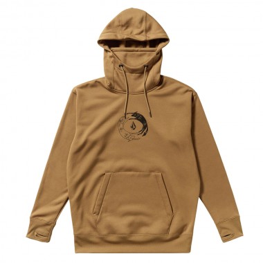 VOLCOM RIDING HYDRO W HOODIE BRONZE
