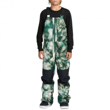 VOLCOM BARKLEY INS K SNOW BIB OVERALL GREEN