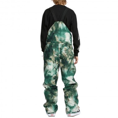 VOLCOM BARKLEY INS K SNOW BIB OVERALL GREEN