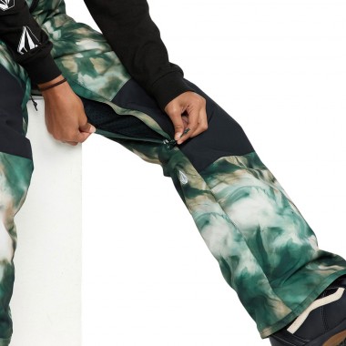 VOLCOM BARKLEY INS K SNOW BIB OVERALL GREEN