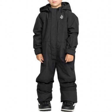 VOLCOM LITTLE FLURRY ONE PIECE K SNOW SUIT BLACK