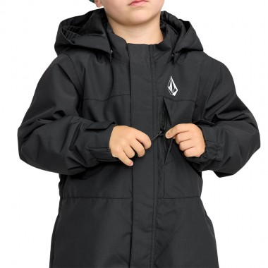VOLCOM LITTLE FLURRY ONE PIECE K SNOW SUIT BLACK