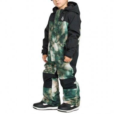 VOLCOM LITTLE FLURRY ONE PIECE K SNOW SUIT GREEN