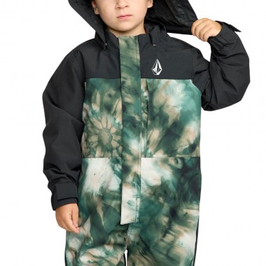 VOLCOM LITTLE FLURRY ONE PIECE K SNOW SUIT GREEN