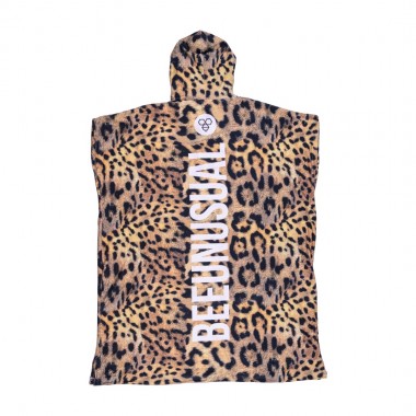 BEE UNUSUAL JAGUAR HOODED CHANGING PONCHO MULTICOLOR