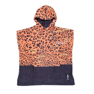 BEE UNUSUAL REGRET NOTHING K HOODED CHANGING PONCHO MULTICOLOR