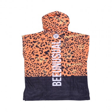BEE UNUSUAL REGRET NOTHING K HOODED CHANGING PONCHO MULTICOLOR