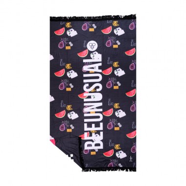 BEE UNUSUAL FETA WATERMELON BEACH TOWEL 100X180 MULTICOLOR