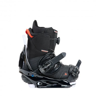 BURTON SMALLS RE:FLEX K SNOWBOARD BINDINGS BLACK