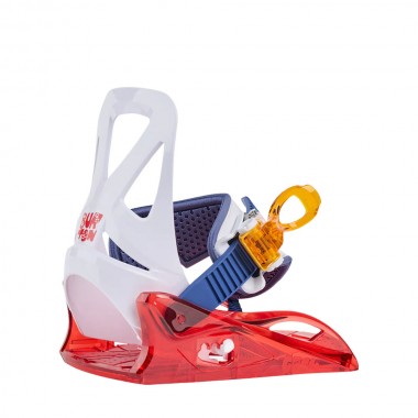 BURTON GROM DISC K SNOWBOARD BINDINGS RED/MULTI