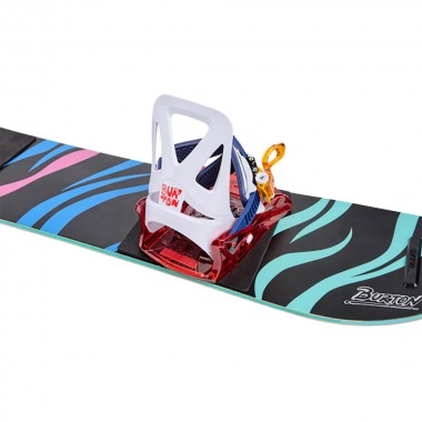 BURTON GROM DISC K SNOWBOARD BINDINGS RED/MULTI