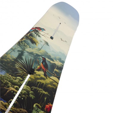 BURTON CUSTOM CAMBER SNOWBOARD JUNGLE