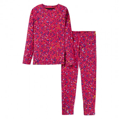 BURTON FLEECE KIDS BASE LAYER SET WILDCAT FLORAL